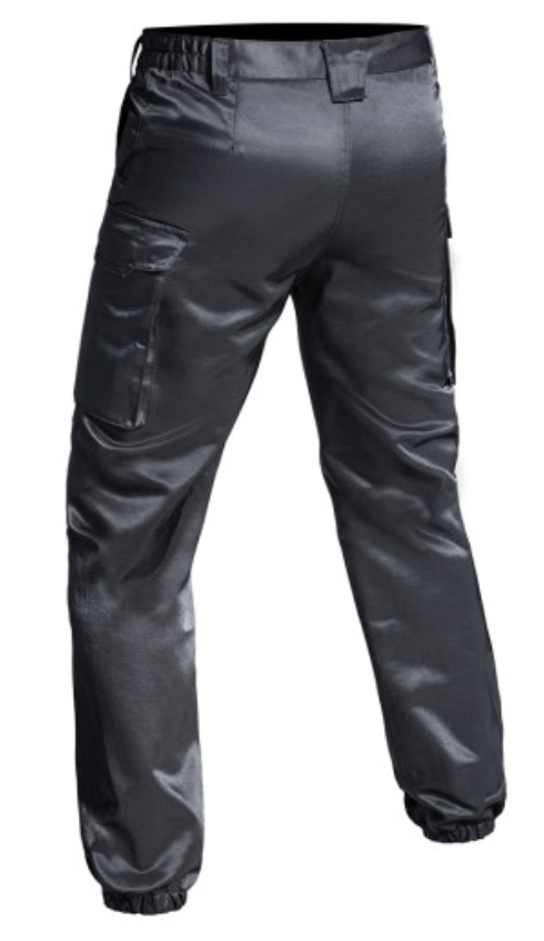 Pantalon SÉCU-ONE bas élastiqué antistatique noir (A10)