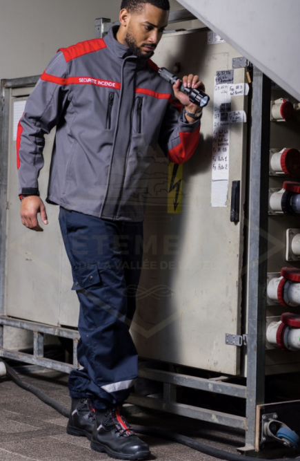 BLOUSON SOFTSHELL SSIAP ANTRHRACITE (VVS)