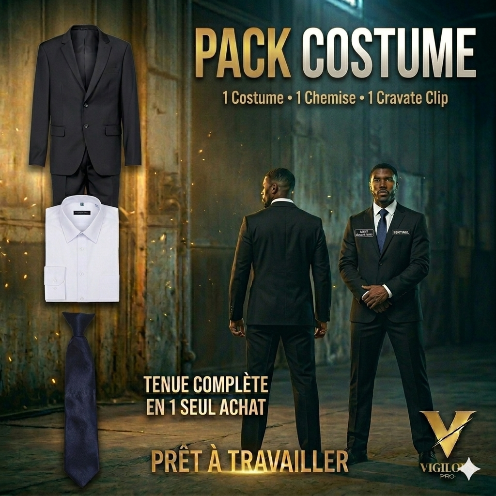 Pack Costume Simple (89,90 € HT) – Tenue Professionnelle de Ville