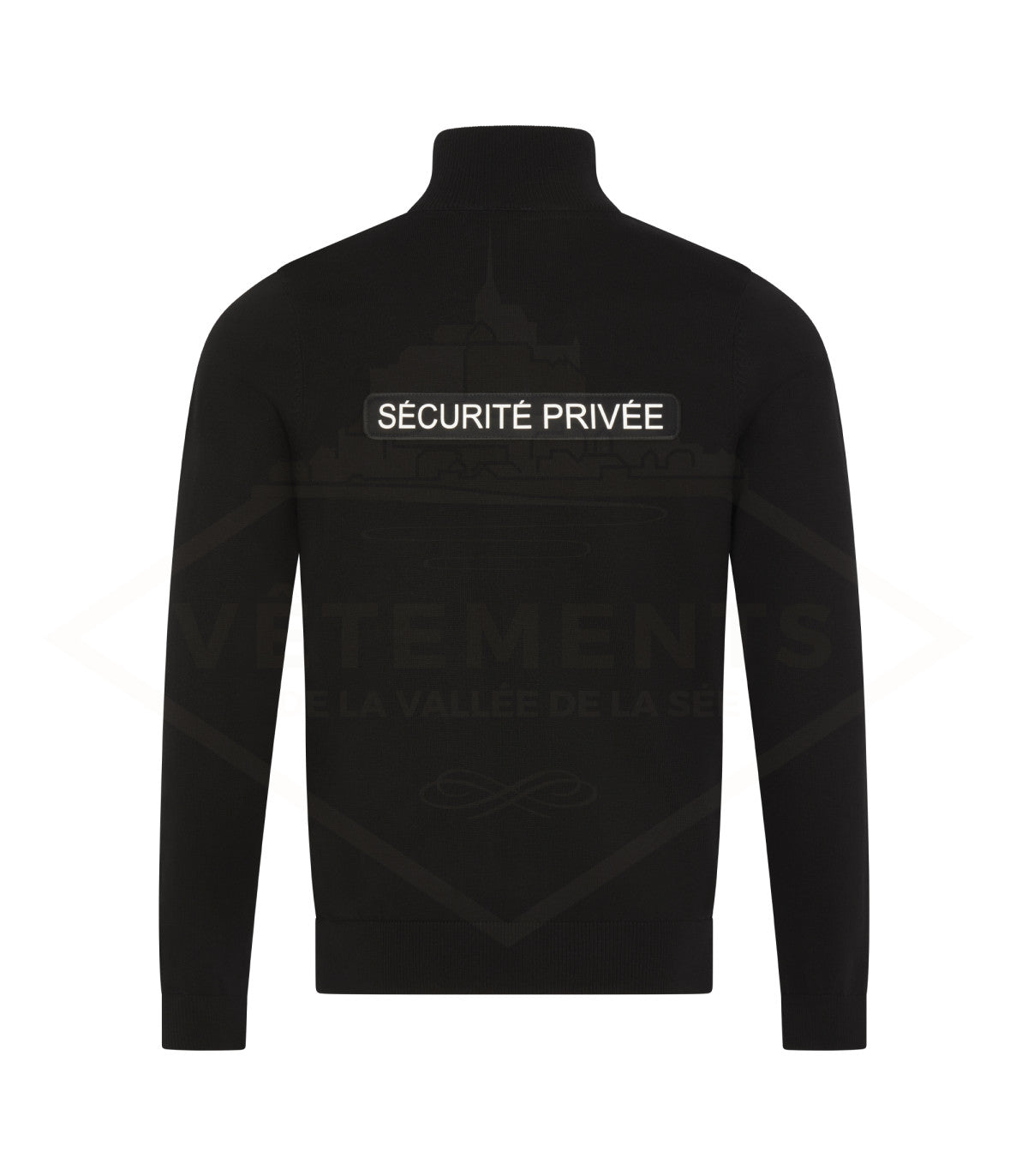 CARDIGAN MIXTE marquage dos SECURITE PRIVEE VVS