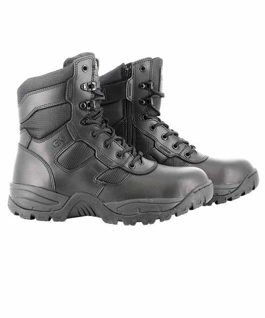 GK BOOTS – Cuir, Toile & Zip