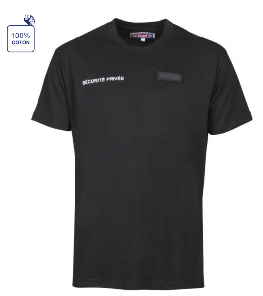 Pack 10 T-shirts Sécurité Privée Floqués Cityguard