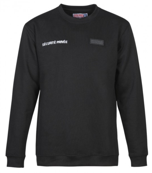 Sweat-shirt sécurité fenêtre matricule (Cityguard)