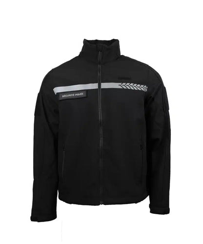 Softshell Sécurité Privée avec bandes HV – GK SAFETEK®️