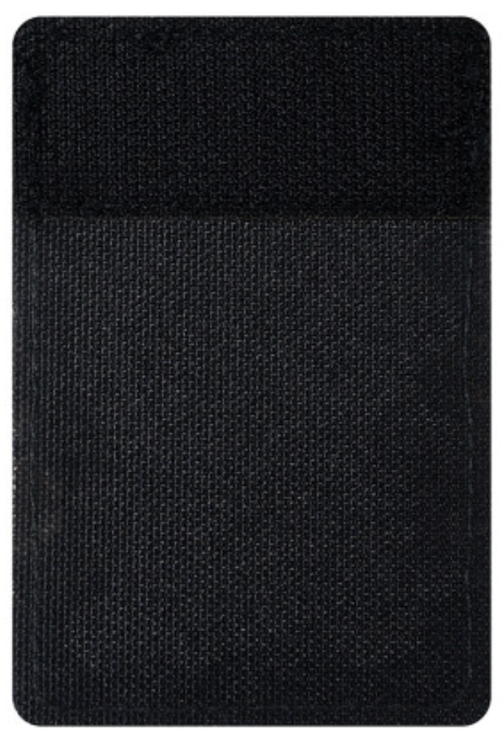 Porte n° d’identification + logo velcro poitrine SÉCU-ONE noir A10