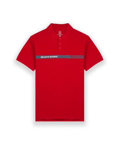 Polo manches courtes Sécurité Incendie – GK SAFETEK®