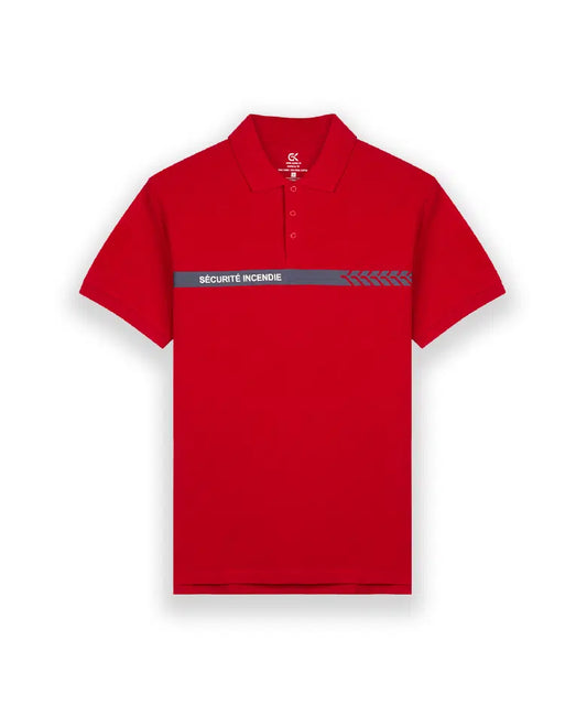 Polo manches courtes Sécurité Incendie – GK SAFETEK®