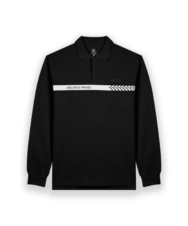 Polo Manches Longues Sécurité Privée – GK SAFETEK®