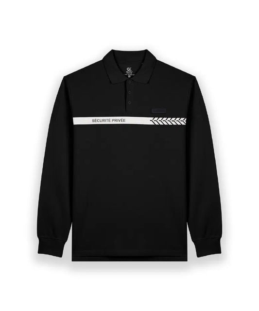 Polo Manches Longues Sécurité Privée – GK SAFETEK®