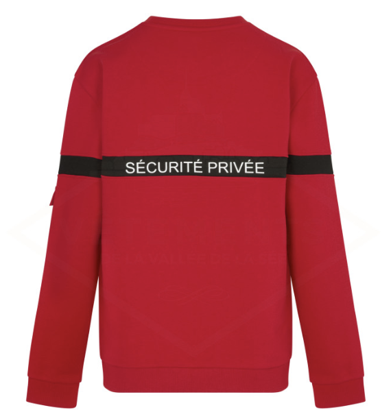 SWEAT SHIRT SSIAP RBN | FEMME | marquage dos SECURITE PRIVEE (VVS)