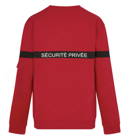 SWEAT SHIRT SSIAP RBN | FEMME | marquage dos SECURITE PRIVEE (VVS)