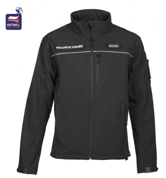 Blouson softshell sécurité privée (CityGuard)
