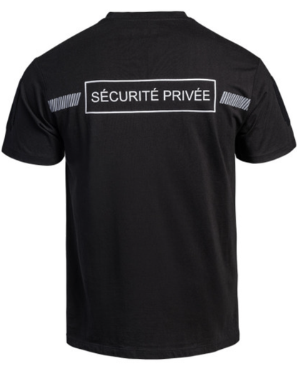 T-shirt SÉCU-ONE Sécurité Privée noir (A10)