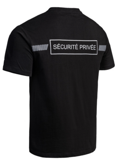 T-shirt SÉCU-ONE Sécurité Privée noir (A10)