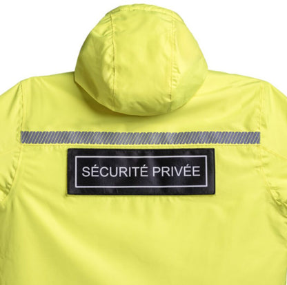 Parka Hardshell SÉCU-ONE WF 150 HV-TAPE Sécurité Privée jaune (A10)