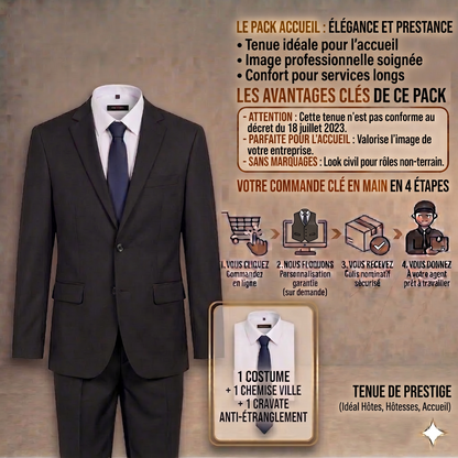 Pack Costume Simple (89,90 € HT) – Tenue Professionnelle de Ville