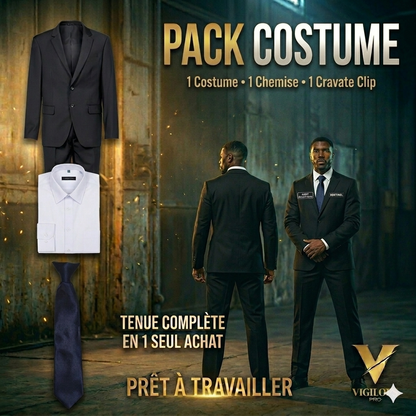 Pack Costume Simple (89,90 € HT) – Tenue Professionnelle de Ville