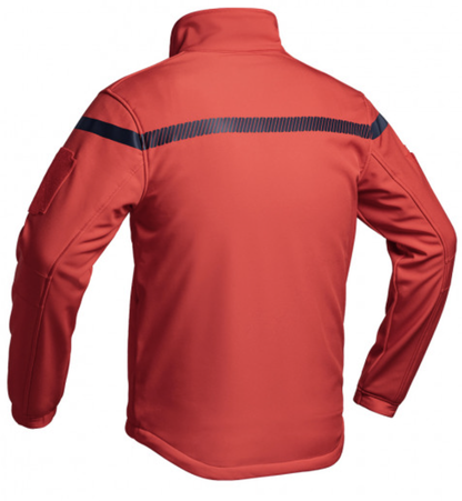 Veste softshell Sécu-One sécurité incendie rouge (A10)