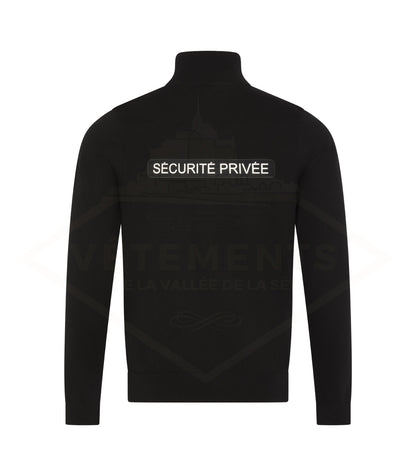 CARDIGAN MIXTE marquage dos SECURITE PRIVEE VVS
