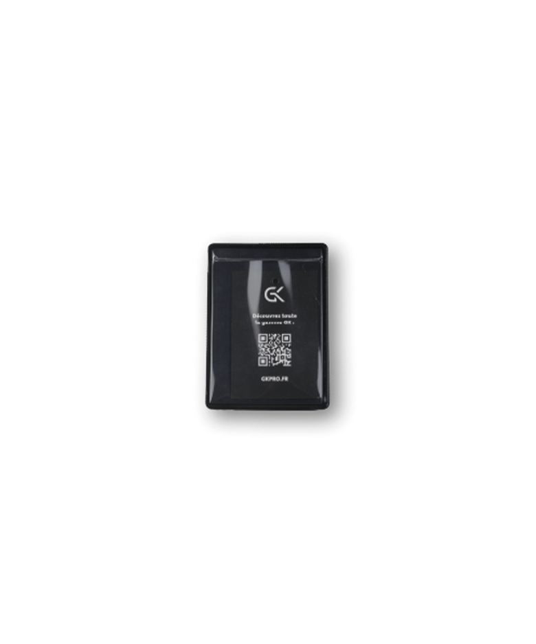 Support pour carte professionnelle noir avec velcro – Lot de 10