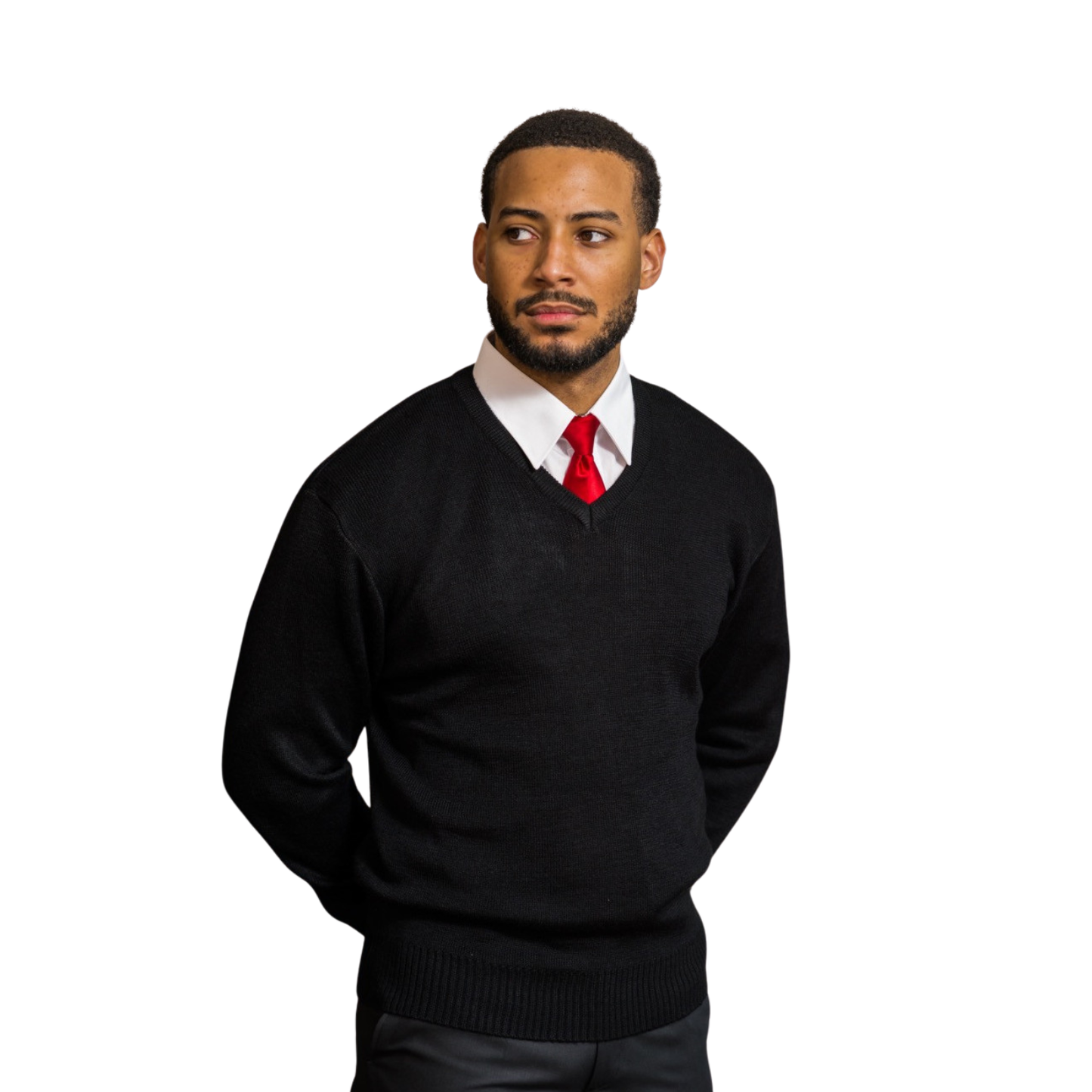 PULL COL V MIXTE VVS