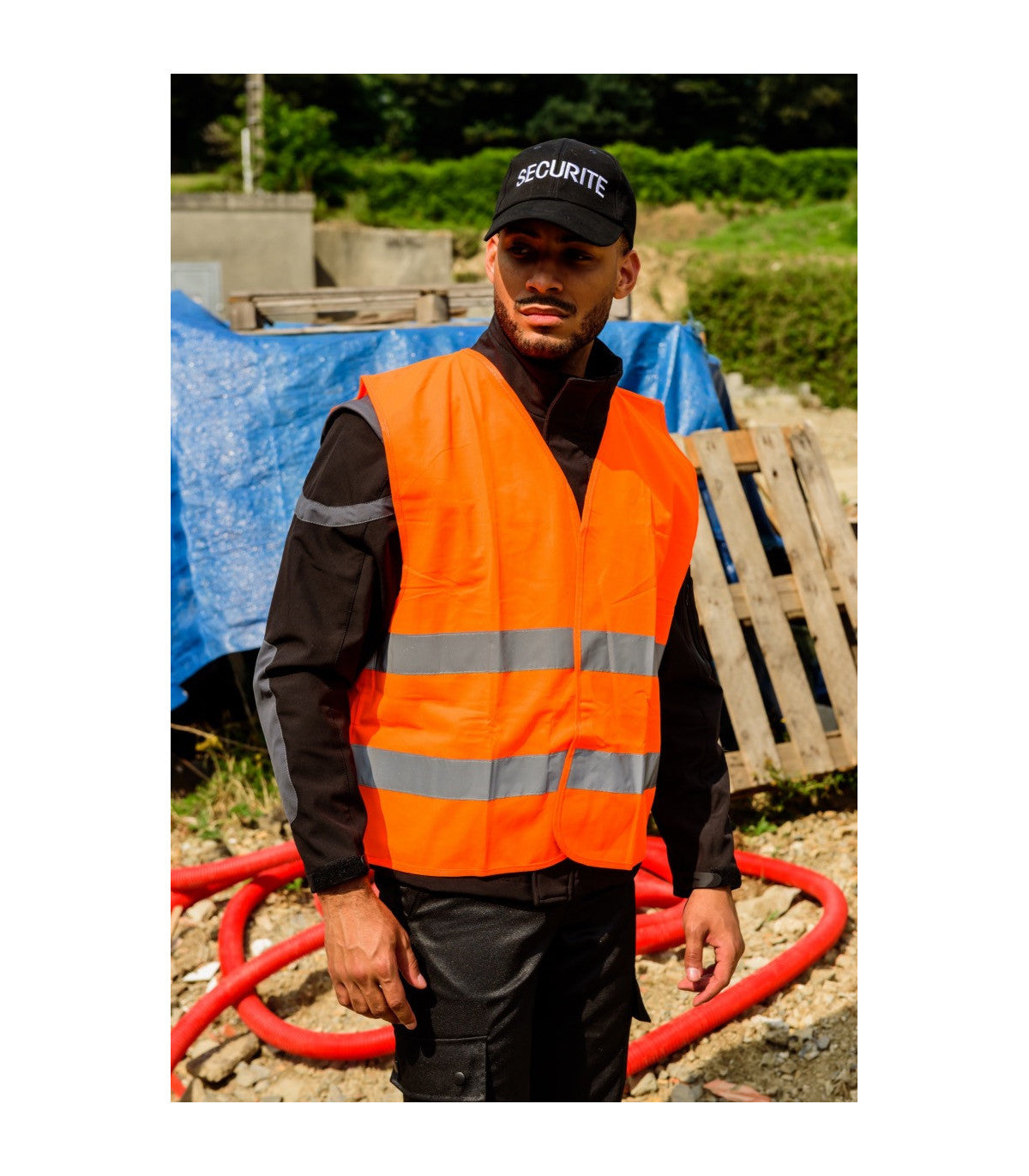 Lot de 10 GILET FLUO - haute visibilité VVS