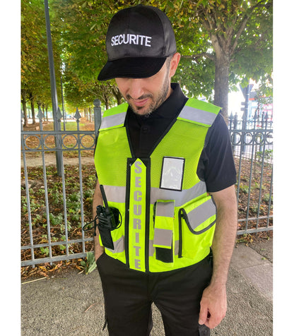 Lot de 10 GILET TACTIC FIBRE 3D MECHE VVS