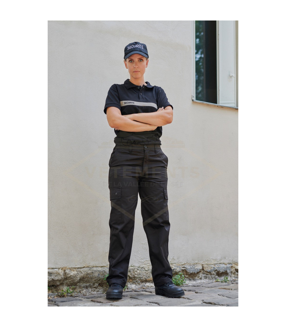 PANTALON POLYCOTON - à poche bas droit sans bande retro VVS