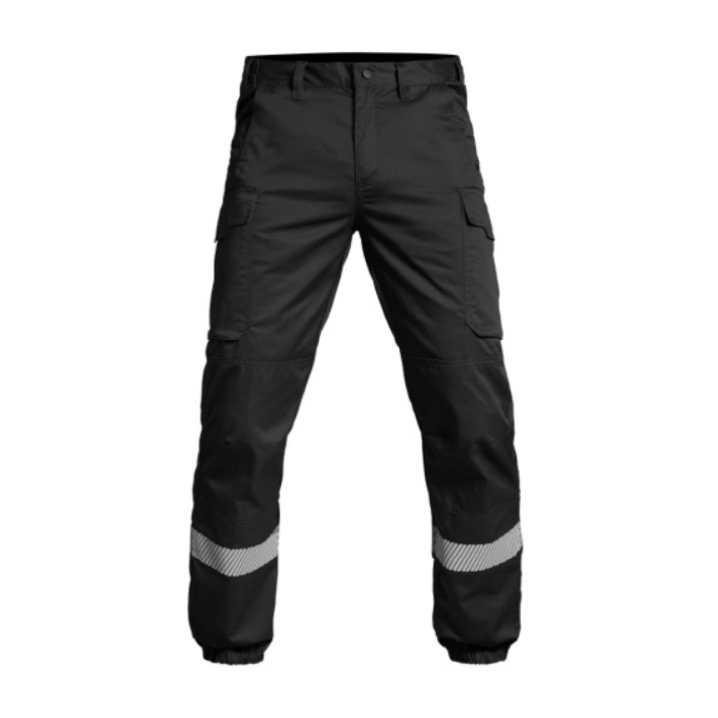 Pantalon SÉCU-ONE bas élastiqué HV-TAPE noir (A10)