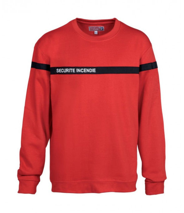 Sweat T-Shirt Securite Incendie (Cityguard)