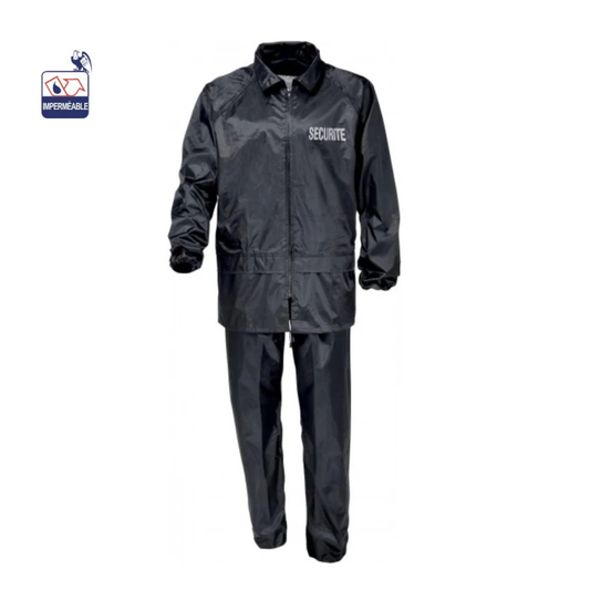 Tenue De Pluie Noir Sécurité (Cityguard)